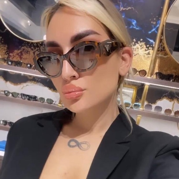 Prada Accessories - Prada SPR07Y_EVAU_F06S1_C_053 CATEYE Symbole sunglasses